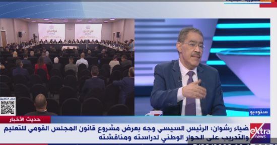 ضياء رشوان: لا يمكن اعتبار الحوار الوطنى بديلا عن مؤسسات الدولة