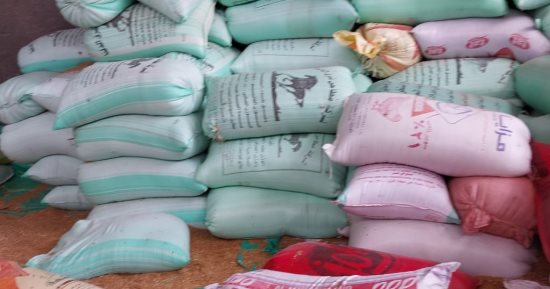 ضبط 342.5 طن قمح محلي استلمها مواطنون بدون تصريح فى الدقهلية