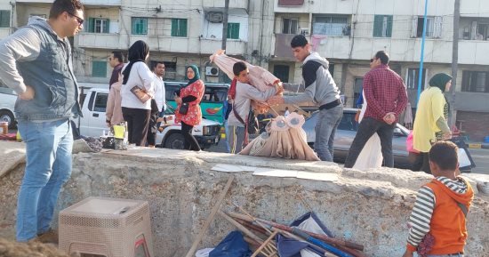 محافظ الإسكندرية يوجه بإزالة التعديات والإشغالات أمام مسجد المرسى أبو العباس