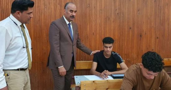 مدير تعليم المنوفية يتابع امتحانات الصف الثانى الثانوى العام 