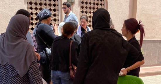 رانيا فريد شوقى تؤدى صلاة الجنازة على خالتها