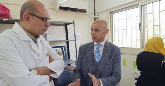 عيادة الجلدية والجذام بالزقازيق تستقبل 250 مريضا يوميا وتقدم العلاج بالليزر