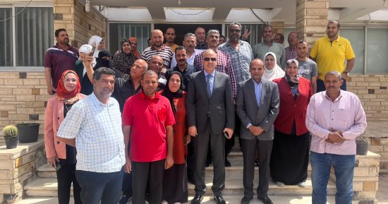 وزير الرى يلتقى العاملين بالإدارة العامة للمياه الجوفية بجنوب سيناء