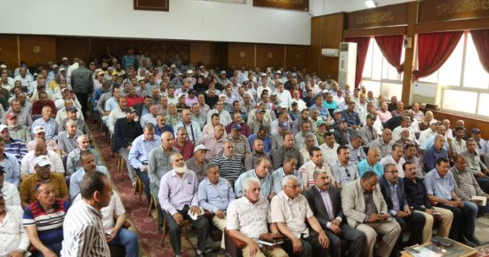 محافظ كفر الشيخ: منع التعدي على الأراضي الزراعية وحث المزارعين على توريد القمح والتوعية بالزراعات الحديثة