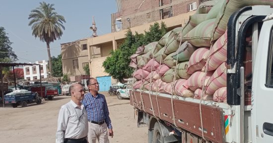 نائب محافظ المنيا: ضبط سيارات محملة بـ98 طن قمح بهدف الاحتكار