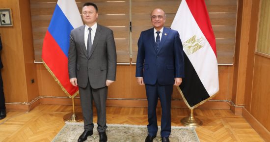وزير العدل يبحث مع النائب العام الروسي سبل التعاون المشترك بين الدولتين