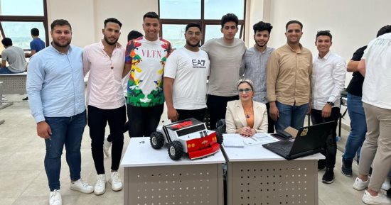 ختام الاختبارات العملية لبرنامج الطيران والفضاء بهندسة المنصورة الجديدة