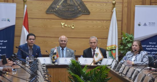 محافظ القليوبية ورئيس جامعة بنها يفتتحان ورشة بعنوان آلية التقدم للمشروعات الخضراء