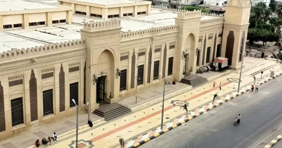 عمارة فنية وزخارف إسلامية.. مسجد إبراهيم الدسوقى بكفر الشيخ فى ثوبه الجديد