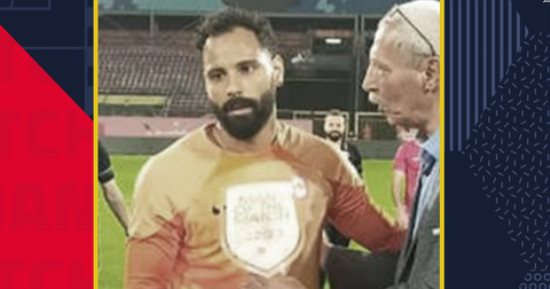 جنش رجل مباراة فيوتشر وسيراميكا بالدورى