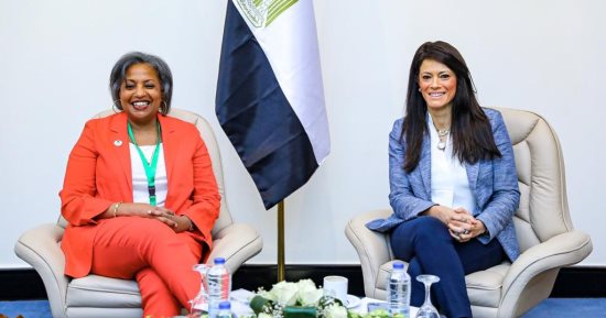 وزيرة التعاون تبحث مع مسئول أمريكى إجراءات تطوير دور البنك الدولى