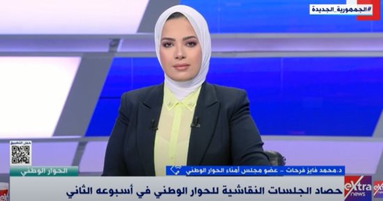 محمد فايز فرحات: هناك تقييم إيجابى داخل اللجان المختلفة لجلسات الحوار الوطنى