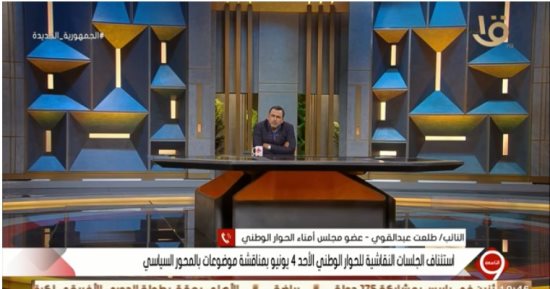 طلعت عبد القوى: جلسة 4 يونيو بالحوار الوطنى ستناقش عدد أعضاء مجلس النواب ومعوقات العمل الأهلى