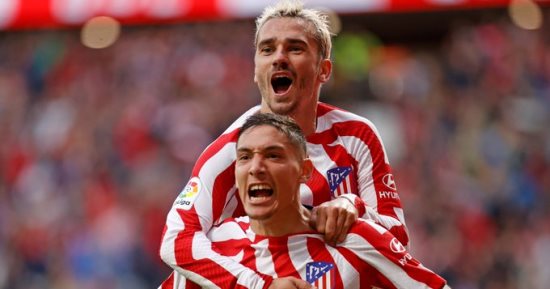 أتلتيكو مدريد يفوز على سوسيداد بثنائية في الدوري الإسباني