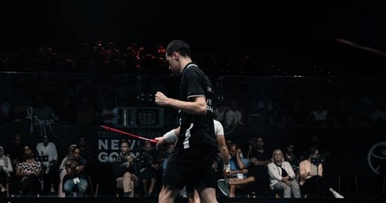 على فرج بطل الاسكواش: الشعب الفلسطينى يستحق حياة أفضل ويجب دعمه