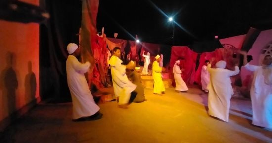 فرع ثقافة الأقصر يطلق العرض المسرحى "ساقية علام" مسرح الطود.. صور