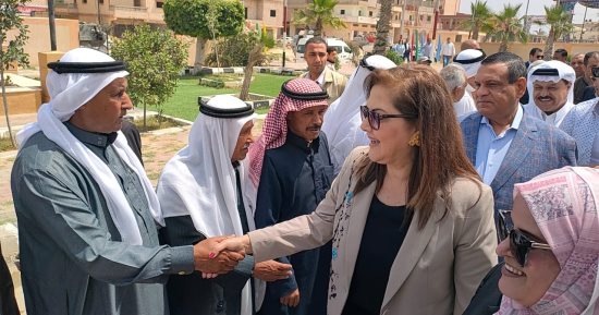 وزير التنمية المحلية: الرئيس يولى اهتماما كبيرا بتنمية شمال سيناء.. صور