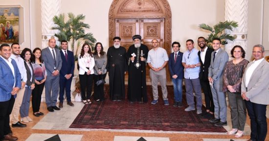 البابا تواضروس يستقبل ممثلين عن وسائل الإعلام القبطية بعد زيارة الفاتيكان