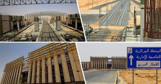 الخط الأول للقطار السريع يغير مسار حركة تجارة الترانزيت لربط موانئ البحر الأحمر بالأبيض.. تصنيع 8.5 مليون فلنكة وجميع مستلزمات المحطات محليا.. يسافر من السخنة لمطروح فى 3 ساعات.. والشركات المصرية تنفذ المسار