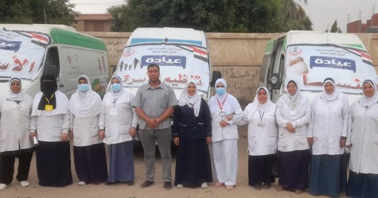 حياة كريمة فى بنى سويف.. فحص 1570 مواطنا فى قافلة طبية بمركز أهناسيا