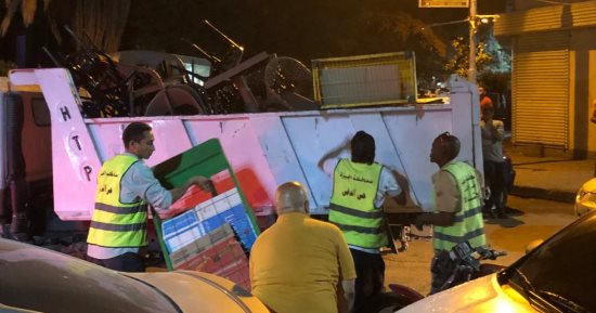 حى الدقى يشن حملة مكبرة لرفع الإشغالات وضبط سيارات الميكروباص المخالفة