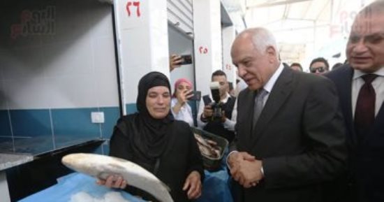 محافظ الجيزة يشدد على دعم منظومة النظافة بسوق السمك الحضارى بالمنيب.. فيديو