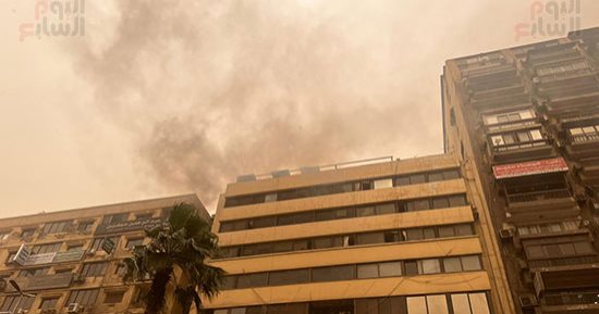 السيطرة على حريق اشتعل بعقار فى المهندسين