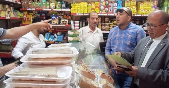 تحرير 190 محضراً وضبط 3 طن ملح غير صالح فى حملات على الأسواق بكفر الشيخ