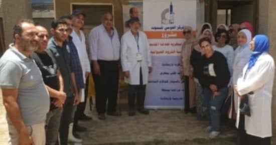 القومى للبحوث يطلق قافلة طبية بيطرية مجانية بمحافظة الفيوم 