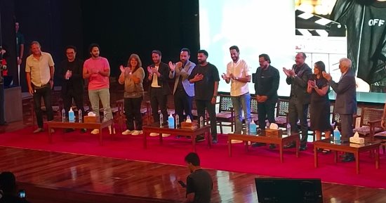 تكريم عدد من أبطال مسلسل "جعفر العمدة" فى الجامعة الأمريكية.. صور