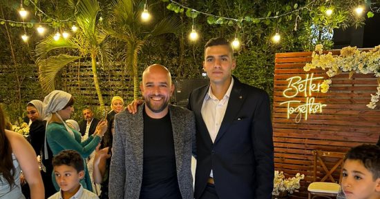 يوسف أسامة نبيه يحتفل بخطوبته وسط الأهل والأصدقاء وبعض نجوم الزمالك.. صور