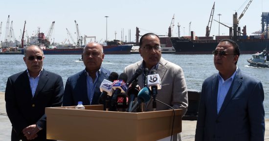 رئيس الوزراء: رصيف 100 بميناء الدخيلة سيكون من أكبر الأرصفة بـ"البحر المتوسط"
