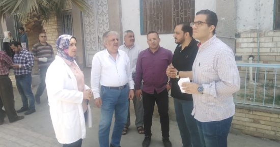 وكيل صحة الدقهلية يتفقد مستشفى دكرنس للاطمئنان على انتظام سير العمل عقب الحريق
