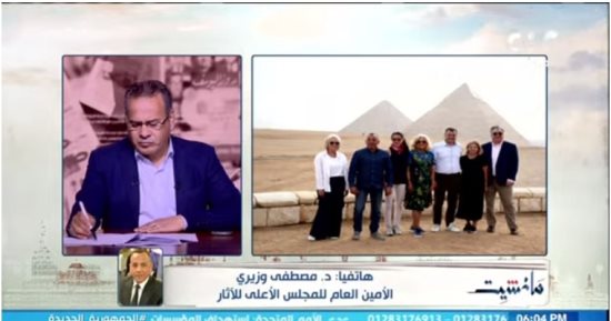 مصطفى وزيرى: احتفال جيل بايدن بعيد ميلادها فى الأهرامات فخر لمصر أمام العالم