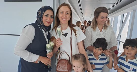 مطار الغردقة يستقبل أولى الرحلات من "طنقشد" بأوزبكستان.. صور
