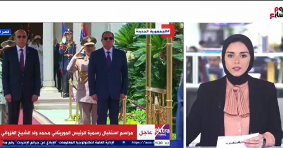 الرئيس السيسى يستقبل نظيره الموريتانى ويعقدان جلسة مباحثات بقصر الاتحادية