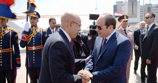 الرئيس السيسي ونظيره الموريتانى يثمنان التطور المستمر فى العلاقات بين البلدين