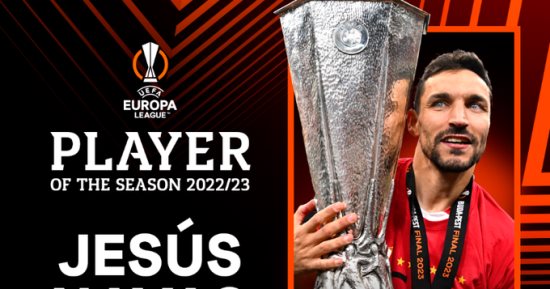 خيسوس نافاس أفضل لاعب فى بطولة الدوري الأوروبي 2022-23