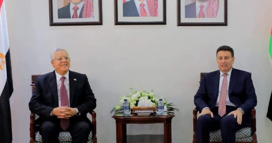 رئيس مجلس النواب يلتقى نظيره الأردنى