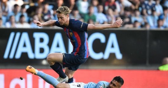 برشلونة يتأخر 1-0 أمام سيلتا فيجو في الشوط الأول
