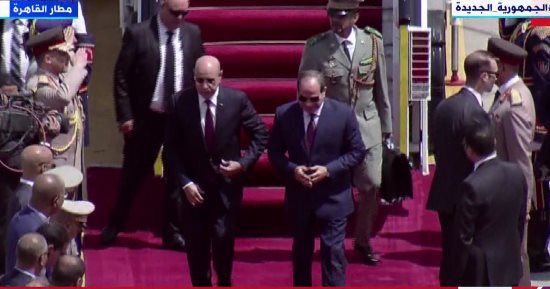 الرئيس السيسي يستقبل نظيره الموريتانى داخل قصر الاتحادية.. بعد قليل
