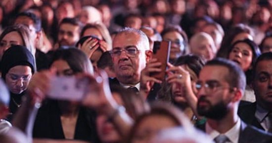 المهندس حسام صالح والمخرج محمد العدل يحضران حفل عمر خيرت بالصوت والضوء