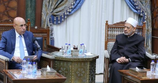 شيخ الأزهر للرئيس الموريتانى: لولا ثروات أفريقيا ما كانت هناك نهضة غربية