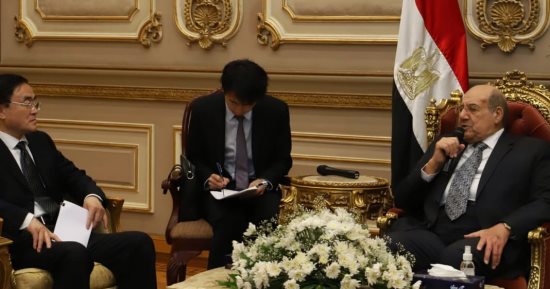 رئيس مجلس الشيوخ يستقبل وفد الحزب الشيوعي الصيني 