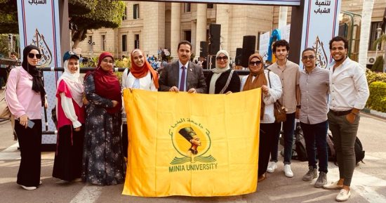 جامعة المنيا تحصد أربعة مراكز بمهرجان «إبداع 11» للجامعات المصرية
