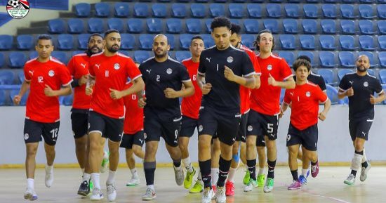 منتخب مصر لكرة الصالات يختتم تحضيراته لمواجهة فلسطين غدا بكأس العرب