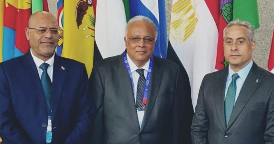 رئيس اتحاد العمال يلتقى سفير مصر بجنيف على هامش مؤتمر العمل الدولى