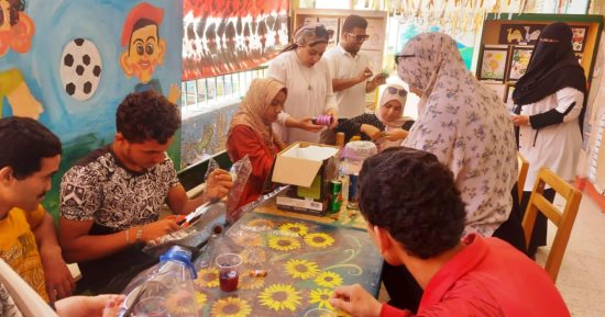 متحف كفر الشيخ يشارك بورشة عمل تدوير المواد بلاستيكية فى اليوم العالمى للبيئة.. صور
