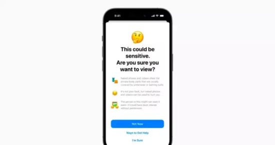 iOS 17 يوسع الحماية ضد الصور غير المرغوب بها لجميع مستخدمي أيفون
