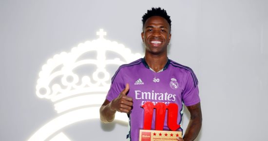 فينيسيوس جونيور أفضل لاعب فى ريال مدريد موسم 2023